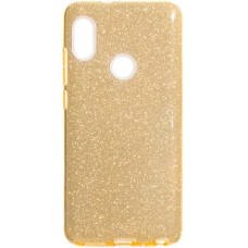 Силиконовый чехол Glitter Xiaomi Redmi S2 (Золотой)
