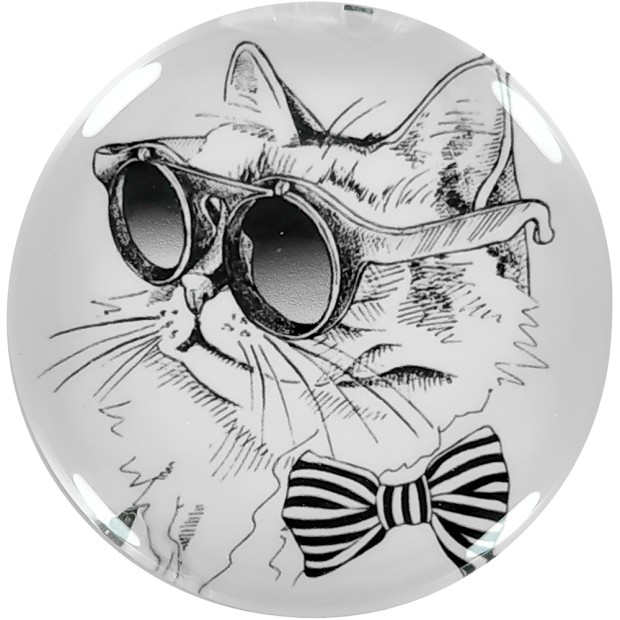 Холдер Popsocket Smile (Cat with glasses, Y99)