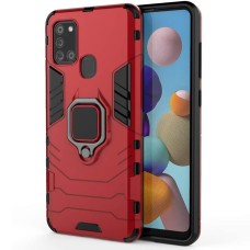 Бронь-чехол Ring Armor Case Samsung Galaxy A21S (2020) (Красный)