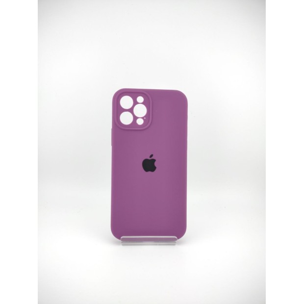 Силикон Original RoundCam Case Apple iPhone 12 Pro (28) Brinjal