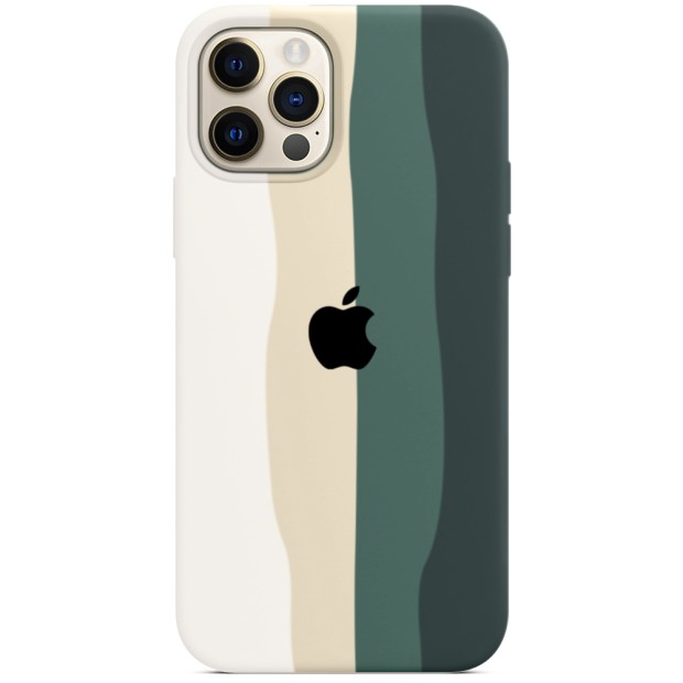 Силікон Rainbow Case Apple iPhone 12 Pro Max (Green)