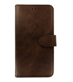Чехол-книжка Leather Book Xiaomi Redmi Note 5 / Note 5 Pro (Тёмно-коричневый)