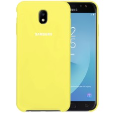 Силікон Original Case Logo Samsung Galaxy J5 (2017) J530 (Лимонний)