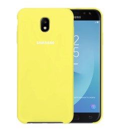 Силикон Original Case Logo Samsung Galaxy J5 (2017) J530 (Лимонный)
