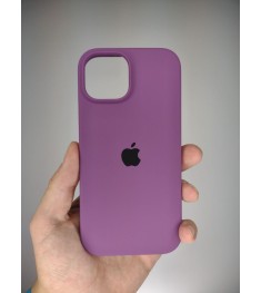 Силикон Original Round Case Apple iPhone 15 (28) Brinjal