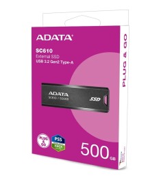 Внешний SSD-накопитель A-DATA SC610 2.5" 550/500Mbps 500Gb (USB3.2)