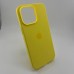 Чехол Silicone Case with MagSafe Apple iPhone 14 Pro Max (Canary Yellow)