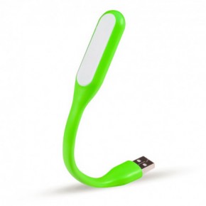 Гибкая USB лампа-фонарик USB LED Light (Зелёный)