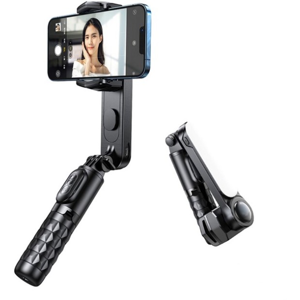 Стабилизатор для съемки  RTAKO Q09 Mini Electric Gimbal Stabilizer with AR Detach (Black)