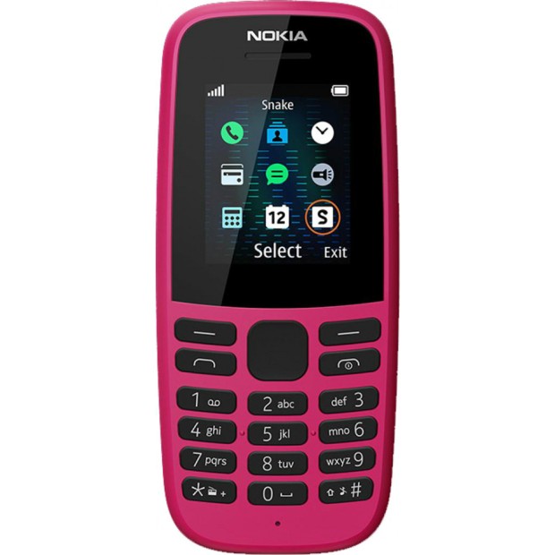 Мобильный телефон Nokia 105 Dual Sim (2019) (Pink)