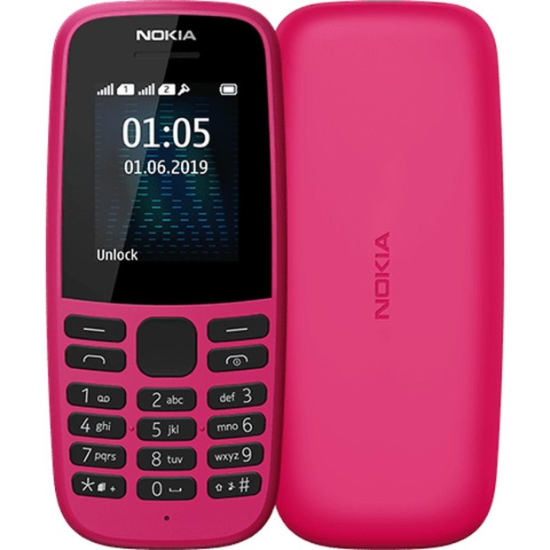 Мобильный телефон Nokia 105 Dual Sim (2019) (Pink)