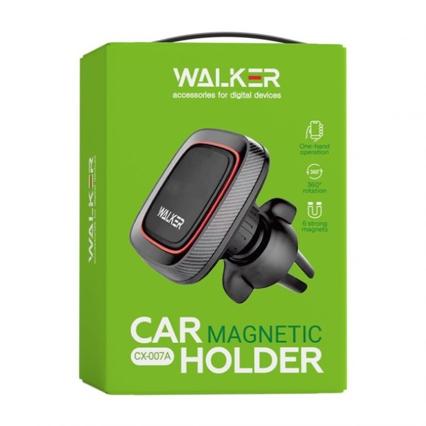 Автодержатель Walker CX-007a Magnetic (Чёрный)