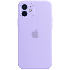 Силикон Original RoundCam Case Apple iPhone 12 (43) Glycine