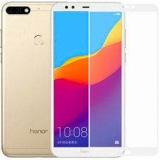 Стекло 3D Huawei Y7 (2018) / Y7 Prime (2018) / Honor 7C Pro White