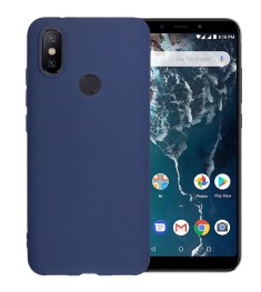 Силиконовый чехол iNavi Color Xiaomi Mi6x / A2 (Темно-синий)