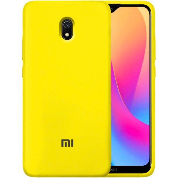 Силикон Original 360 Case Logo Xiaomi Redmi 8A (Жёлтый)