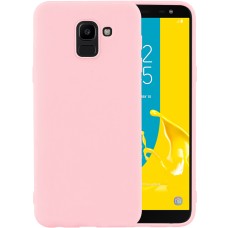 Силиконовый чехол iNavi Color Samsung Galaxy J6 (2018) J600 (персик)