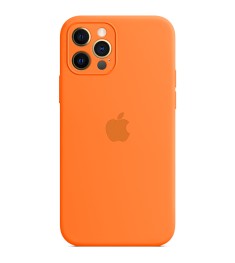 Силикон Original RoundCam Case Apple iPhone 12 Pro Max (18) Orange