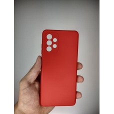 Силикон Original ShutCam Samsung Galaxy A52 (Тёмно-красный)