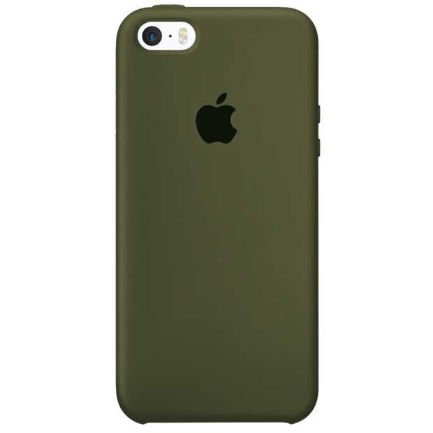 Силиконовый чехол Original Case Apple iPhone 5 / 5S / SE (46) Deep Green
