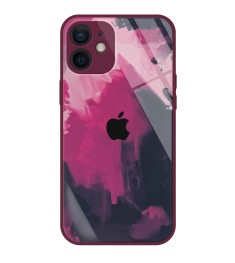 Силикон Bright Colors Case Apple iPhone 12 (Burgundy)