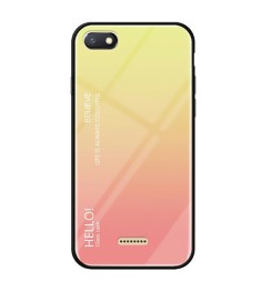 Накладка Glass Case Xiaomi Redmi 6 (розовый)