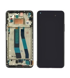 Дисплей для Xiaomi Mi 11 Lite с чёрным тачскрином и корпусной рамкой OLED