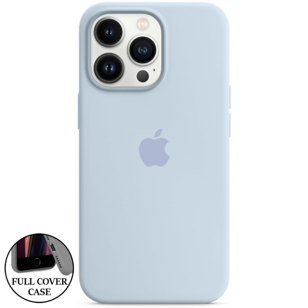 Силикон Original Round Case Apple iPhone 13 Pro (34) Lavender Gray