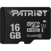 Карта памяти Patriot LX Series MicroSDHC 16Gb (UHS-1) (Class 10) + SD-адаптер