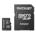 Карта памяти Patriot LX Series MicroSDHC 16Gb (UHS-1) (Class 10) + SD-адаптер