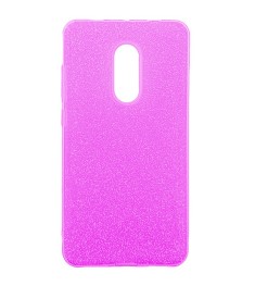 Силикон Glitter Xiaomi Redmi Note 4x (Розовый)