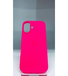 Силикон Original Round Case Apple iPhone 16 (31) Barbie Pink