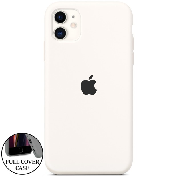 Силикон Original Round Case Apple iPhone 11 (41) Hard White