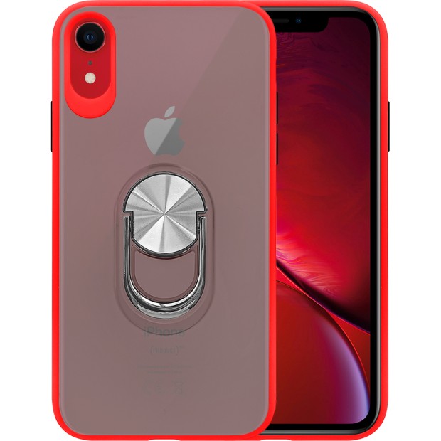 Накладка Totu Ring Magnetic Case Apple iPhone XR (Красный)