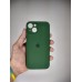 Силикон Original RoundCam Case Apple iPhone 14 (Forest Green)