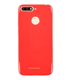 Силикон Molan Shining Huawei Y6 (2018) / Honor 7A Pro (Светло-красный)