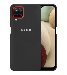 Силикон Original 360 Case Samsung Galaxy A12 (2020) (Чёрный)