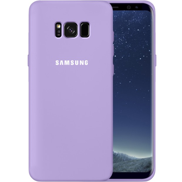 Силікон Original 360 Case Logo Samsung Galaxy S8 (Фіалковий)