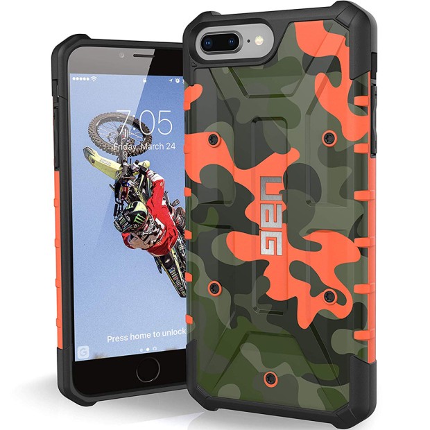 Чехол Armor UAG Сamouflage Case Apple iPhone 7 Plus / 8 Plus (Оранжевый)