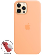 Силикон Original MagSafe Case Apple iPhone 12 Pro Max (Cantaloupe)