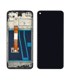 Дисплей для Oppo A52 с чёрным тачскрином и корпусной рамкой