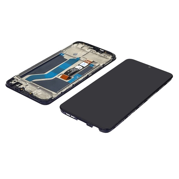 Дисплей для Oppo A5S/ A12 с чёрным тачскрином и корпусной рамкой