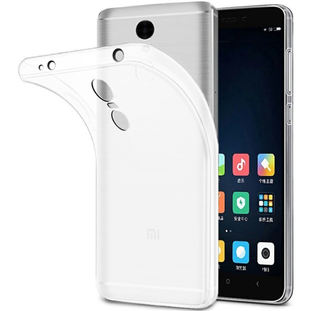 Силиконовый чехол WS Xiaomi Redmi Note 4 / Note 4x (белый матовый)