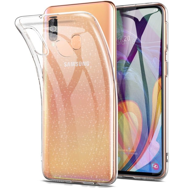 Силиконовый чехол Molan Shining Samsung Galaxy A20 / A30 (2019) (Прозрачный)