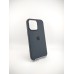 Чехол Silicone Case with MagSafe Apple iPhone 15 Pro Max (Black)