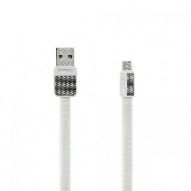 USB кабель Remax Metal Platinum RC-044m (microUSB) (белый)