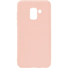 Силиконовый чехол iNavi Color Samsung Galaxy A8 Plus (2018) A730 (розовый)