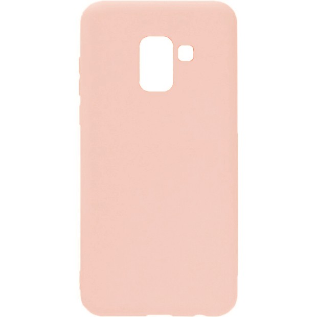 Силиконовый чехол iNavi Color Samsung Galaxy A8 Plus (2018) A730 (розовый)