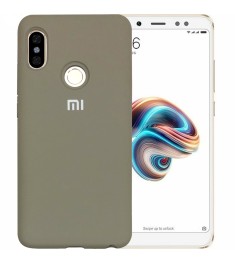 Силиконовый чехол Original Case Xiaomi Redmi Note 5 / Note 5 Pro (Бежевый)