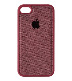 Силікон Textile Apple iPhone 4 / 4s (Бордовий)